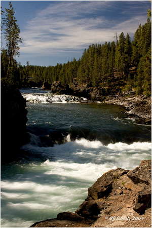 Cascades on the Yellowstone River